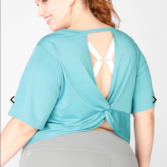 Fabletics Eco-Conscious Twist Back Tee - Picture 3 of 6